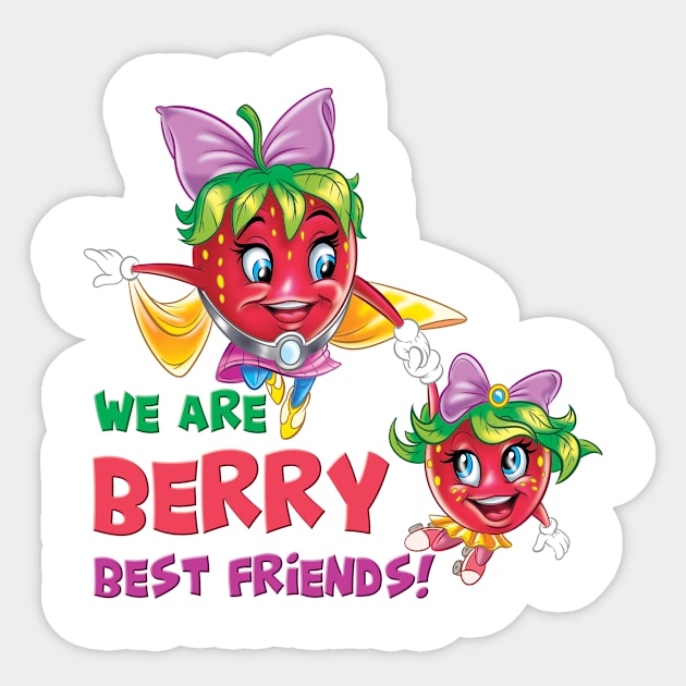 Berry Best Friends Sticker by Pigeon585